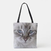Sac fourre-tout de chat Blue Eyes (Dos)