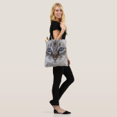 Sac fourre-tout de chat Blue Eyes (Sur le modèle)