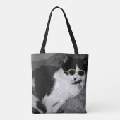 Sac fourre-tout de chat cool (Dos)