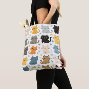 Sac fourre-tout de chat Kawaii - Joli dessin animé
