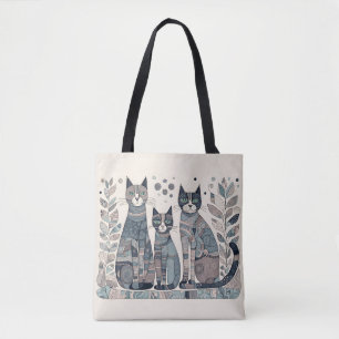 sac fourre-tout de chats apaisants