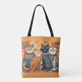 sac fourre-tout de chats apaisants (Dos)