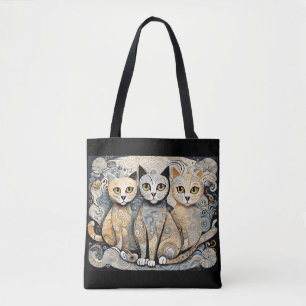 sac fourre-tout de chats apaisants