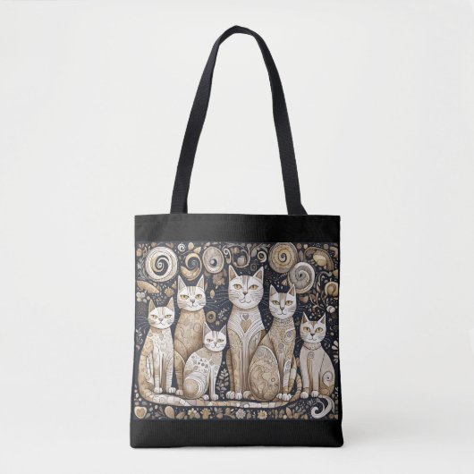 sac fourre-tout de chats apaisants (Devant)