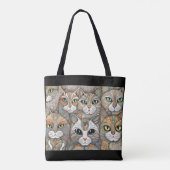 sac fourre-tout de chats apaisants (Dos)