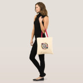 Sac fourre-tout de chats artisanaux (Devant (modèle))