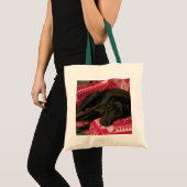 Sac fourre-tout de chien endormi (Devant (produit))