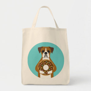Sac fourre-tout de chiens de boxe