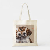 sac fourre-tout de chiens mignons (Dos)