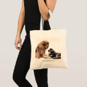 Sac fourre-tout de chiot Gold TM et Black/Tan TM (Devant (produit))