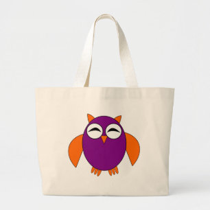 Sac fourre-tout de chouette d'Halloween