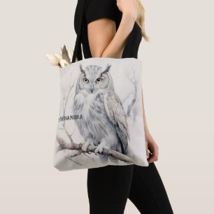 Sac fourre-tout de Chouette personnalisée - Sagess