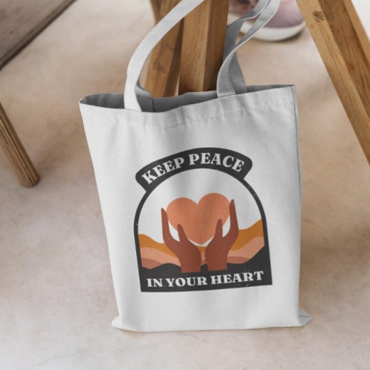 Sac fourre-tout de citation du coeur de la Journée