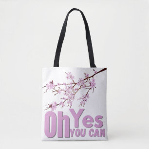 Sac fourre-tout de citation motivante - Illustrati