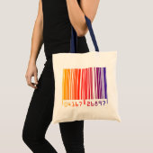 Sac fourre-tout de code-barres coloré (Devant (produit))