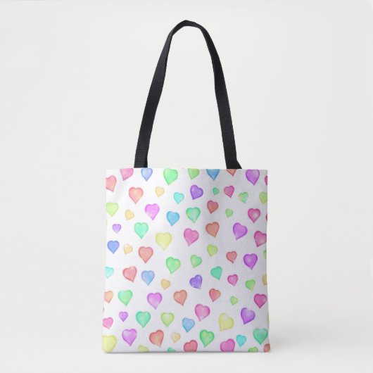 Sac fourre-tout de coeur doux (Devant)
