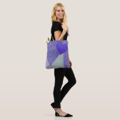 Sac fourre-tout de coeur pourpre Denim (Sur le modèle)