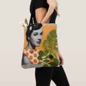 Sac fourre-tout de collage vintage (De près)