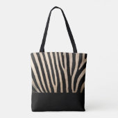 Sac fourre-tout de collection de peau Zebra (Dos)