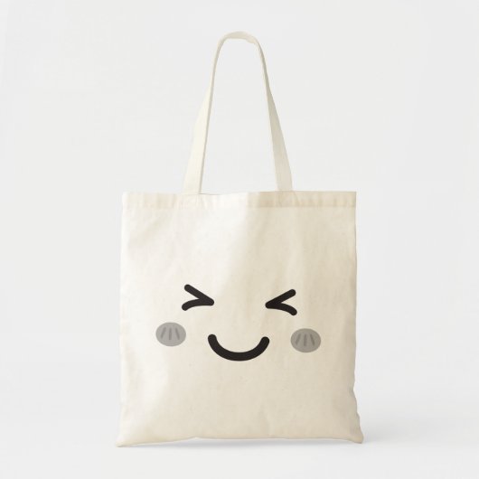 Sac fourre-tout de conception à face mignonne (Devant)