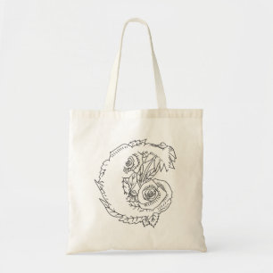 Sac fourre-tout de conception "C" en noir