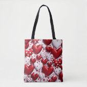 sac fourre-tout de conception cardiaque Valentine  (Devant)