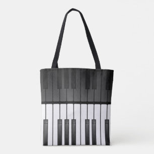 Sac fourre-tout de conception de clavier de piano