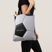 Sac fourre-tout de conception de football (De près)