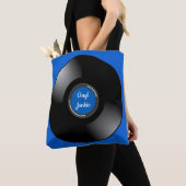 Sac fourre-tout de conception de l'album Vinyl Rec (De près)