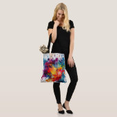 Sac fourre-tout de conception de l'aquarelle Fun e (Sur le modèle)