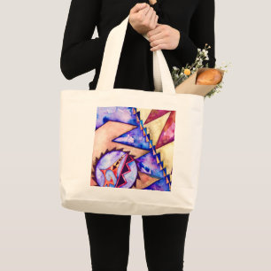 Sac fourre-tout de conception de panier amérindie