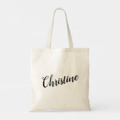 Sac fourre-tout de conception de script personnali (Dos)