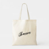 Sac fourre-tout de conception de script personnali (Dos)