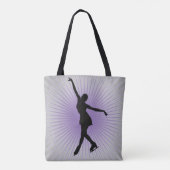 Sac fourre-tout de conception du patinage sur glac (Dos)