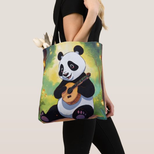 Sac fourre-tout de conception Panda (De près)