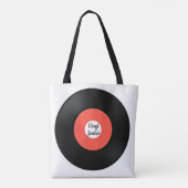 Sac fourre-tout de conception vinyle simple 45 tr/ (Dos)