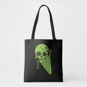 Sac fourre-tout de cône de crème glacée poison ver