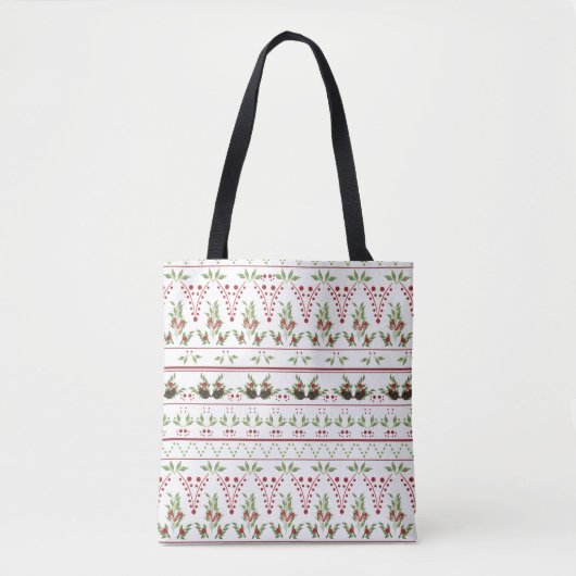 Sac fourre-tout de cône de pin et de baies (Devant)