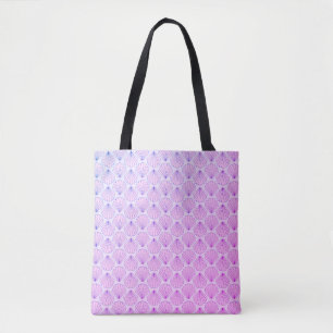 Sac fourre-tout de coquillages roses