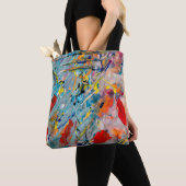 Sac fourre-tout de couleurs Holi (De près)