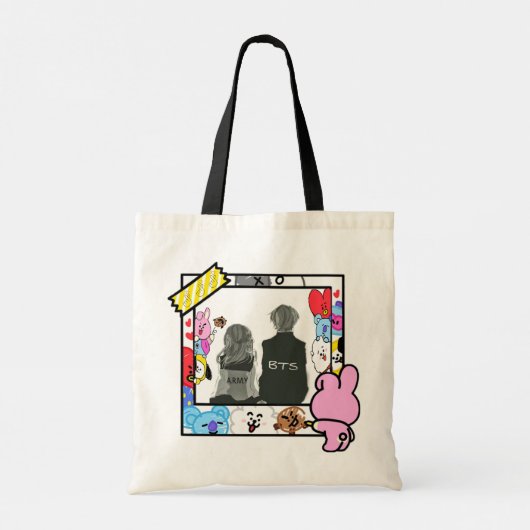 SAC FOURRE-TOUT de couple de l'armée BT21 (Dos)