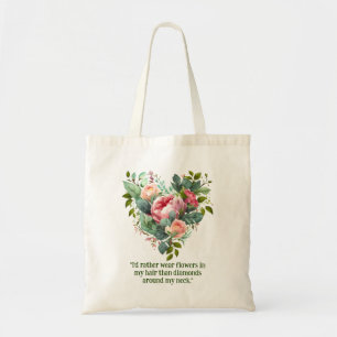Sac fourre-tout de couronne Peony pour âmes créati