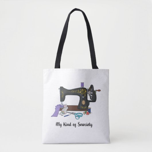 Sac fourre-tout de couture (Devant)