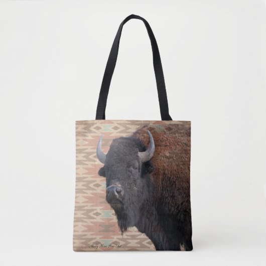 Sac fourre-tout de couverture de bison (Devant)