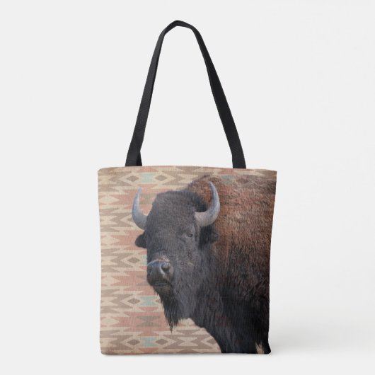 Sac fourre-tout de couverture de bison (Dos)
