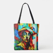 Sac fourre-tout de cubisme (Dos)