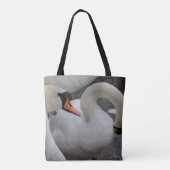 Sac fourre-tout de cygne blanc (Dos)