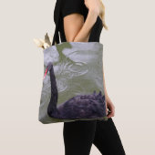 Sac fourre-tout de cygne noir (De près)