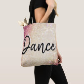 Sac fourre-tout de danse| Faux Gold et Pink Partie (De près)