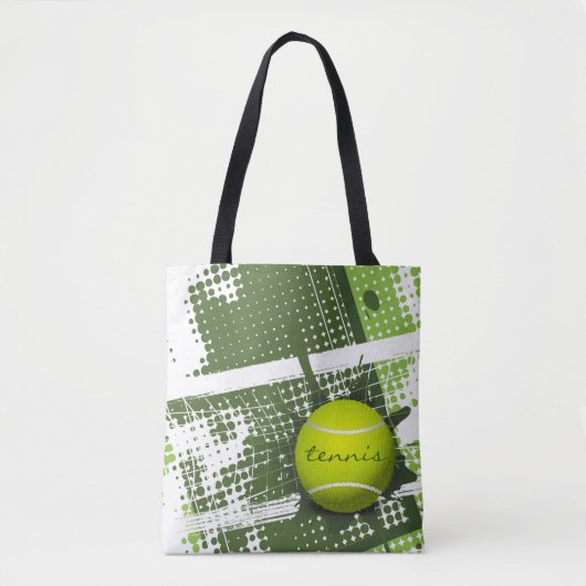 Sac fourre-tout de design de tennis (Devant)
